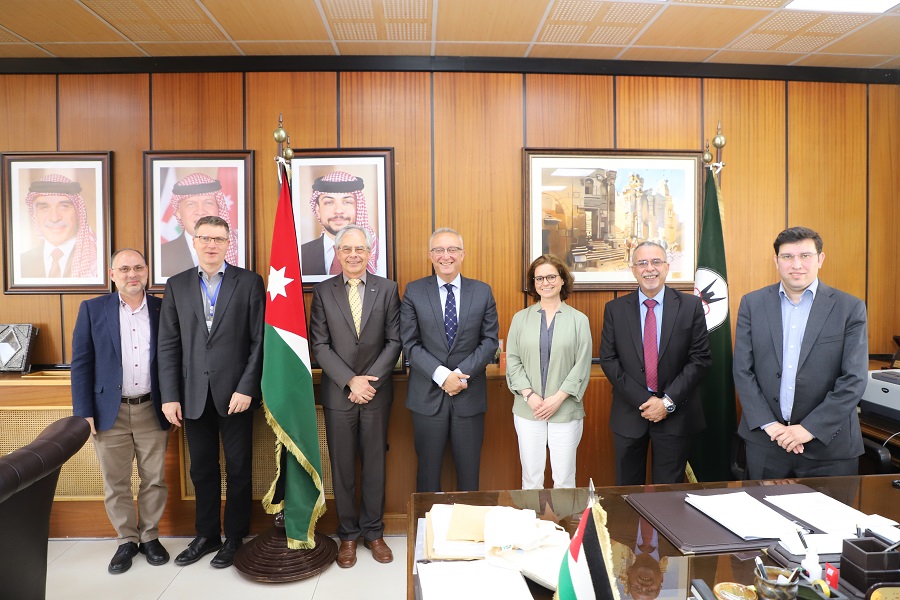 A Delegation from the German Research Foundation Visits Yarmouk