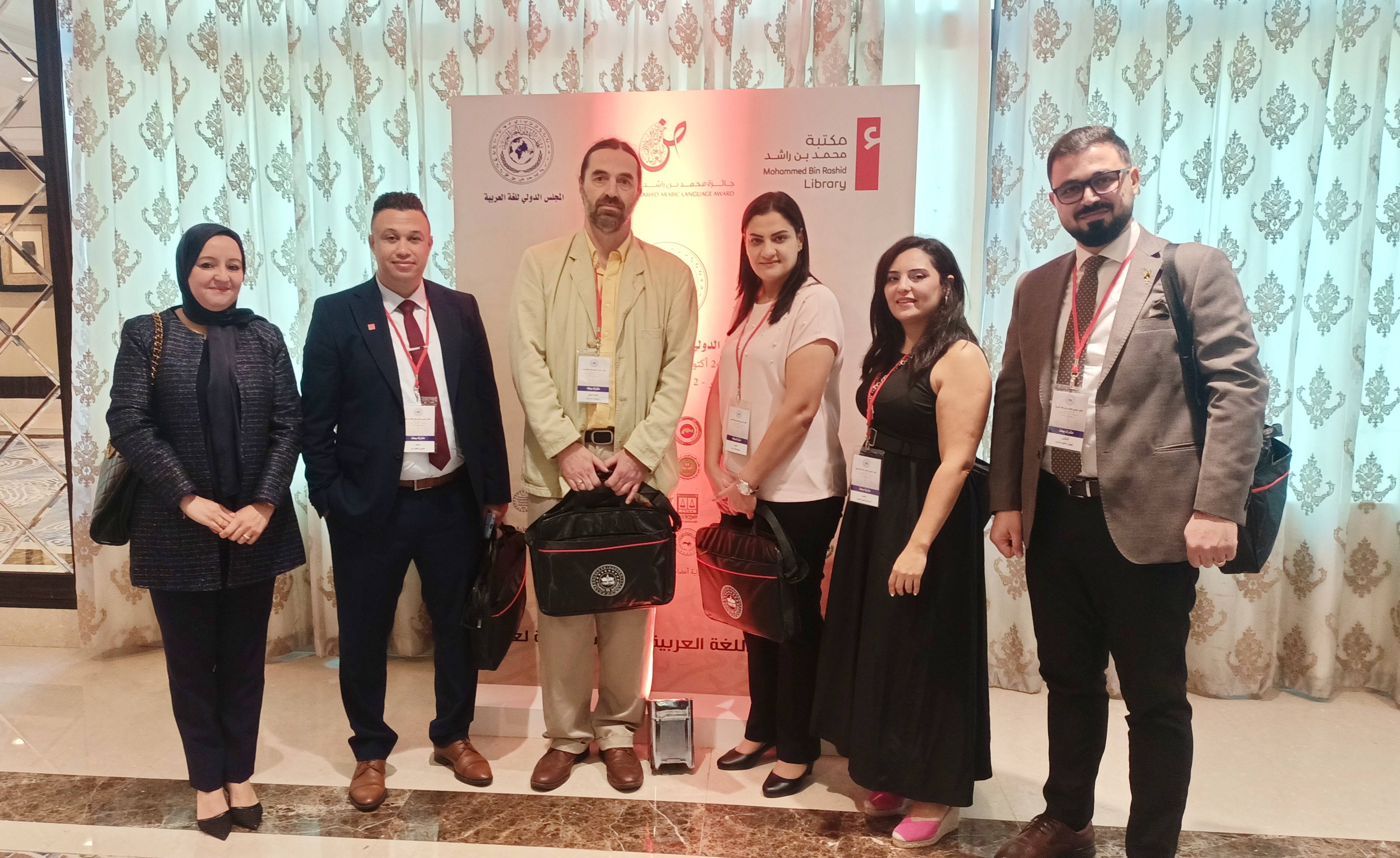 “Yarmouk Fine Arts” participates in the 11th Arabic Language Conference.