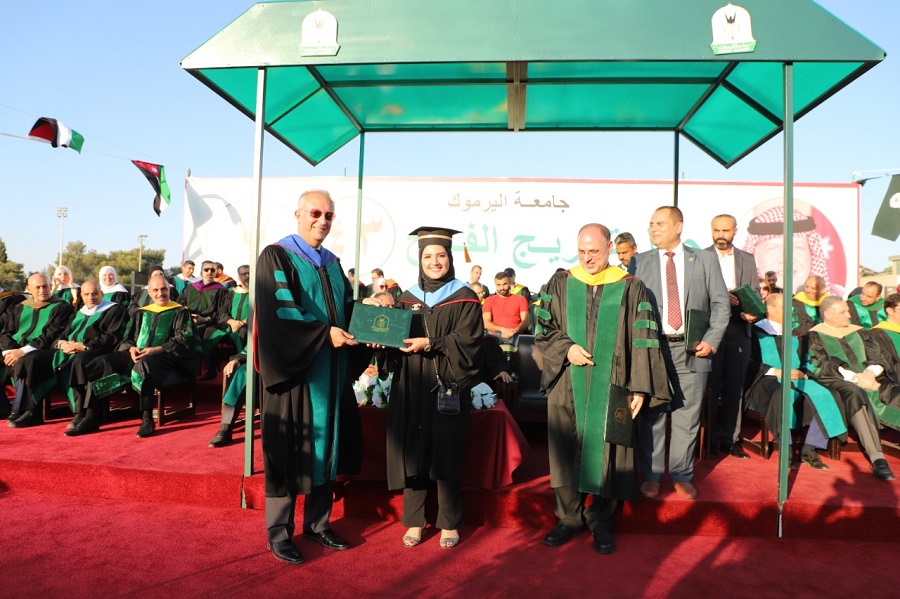 Massad Sponsors the Graduation Ceremony of Graduate Students in Yarmouk