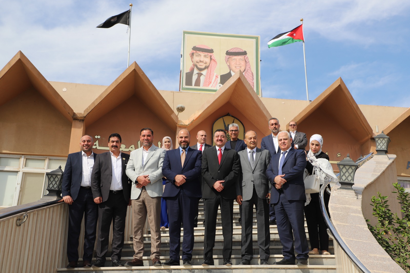 Yarmouk" and "Irbid Chamber of Industry" discuss means of cooperation and partnership to link educational outcomes with the labor market