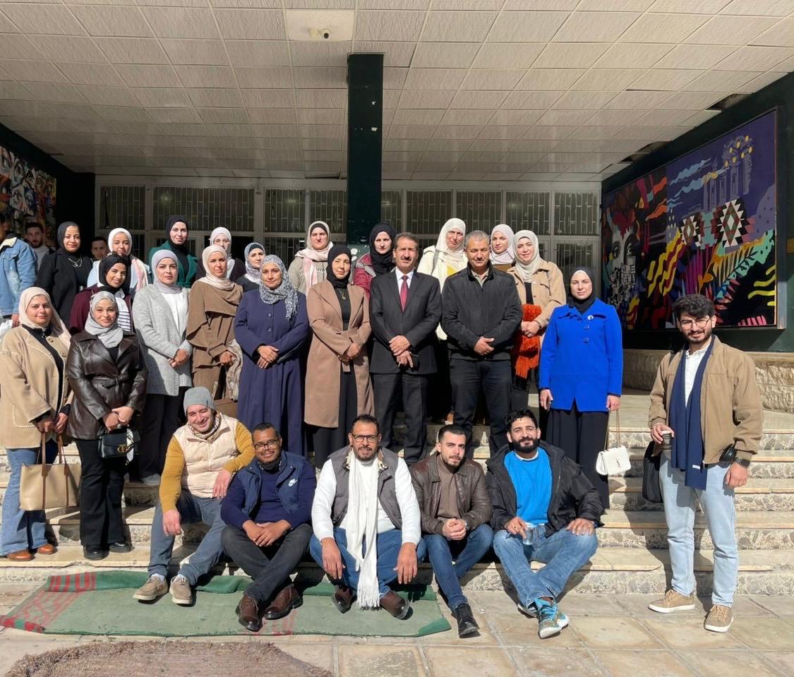 "فنون اليرموك" تعقد ورشة تدريبية لمعلمي التعليم المهني "BTEC" حول طباعة الشاشة الحريرية والحرارية